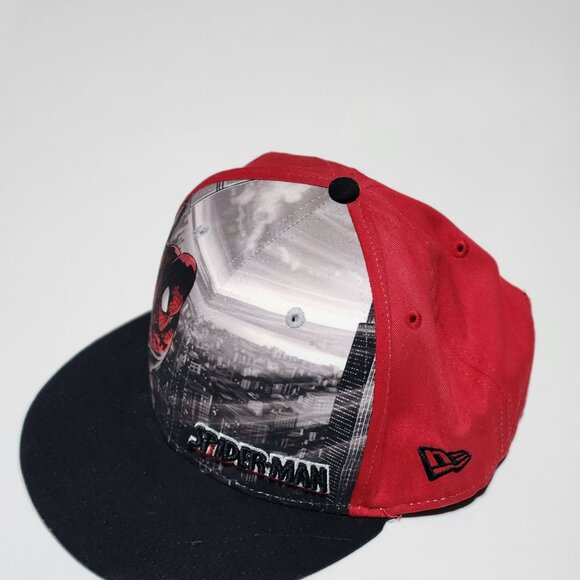Spider-Man Graphic Baseball Cap – Red/Black – New Era Brand - Picture 4 of 5